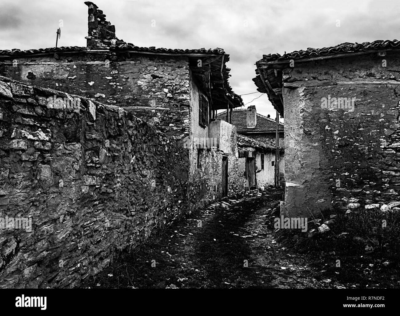 Incesu (Golde) Dorf, Kula, Manisa, Türkei Stockfoto