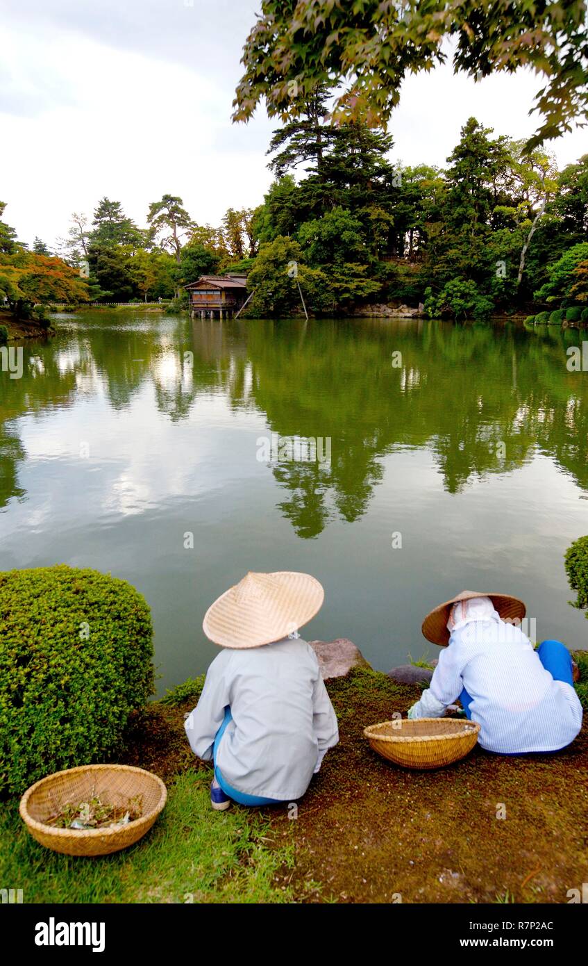 Japan, Insel Honshu, Chubu Region, Kanazawa, Schlosspark Stockfoto