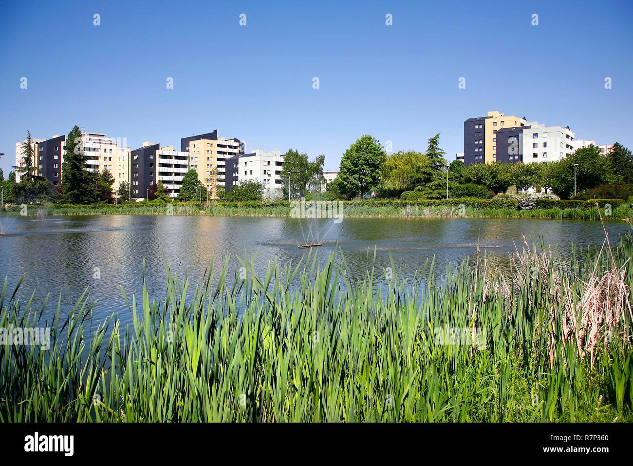 Frankreich, Val de Marne, Boissy Saint Leger, La Haie Griselle, der See  Stockfotografie - Alamy