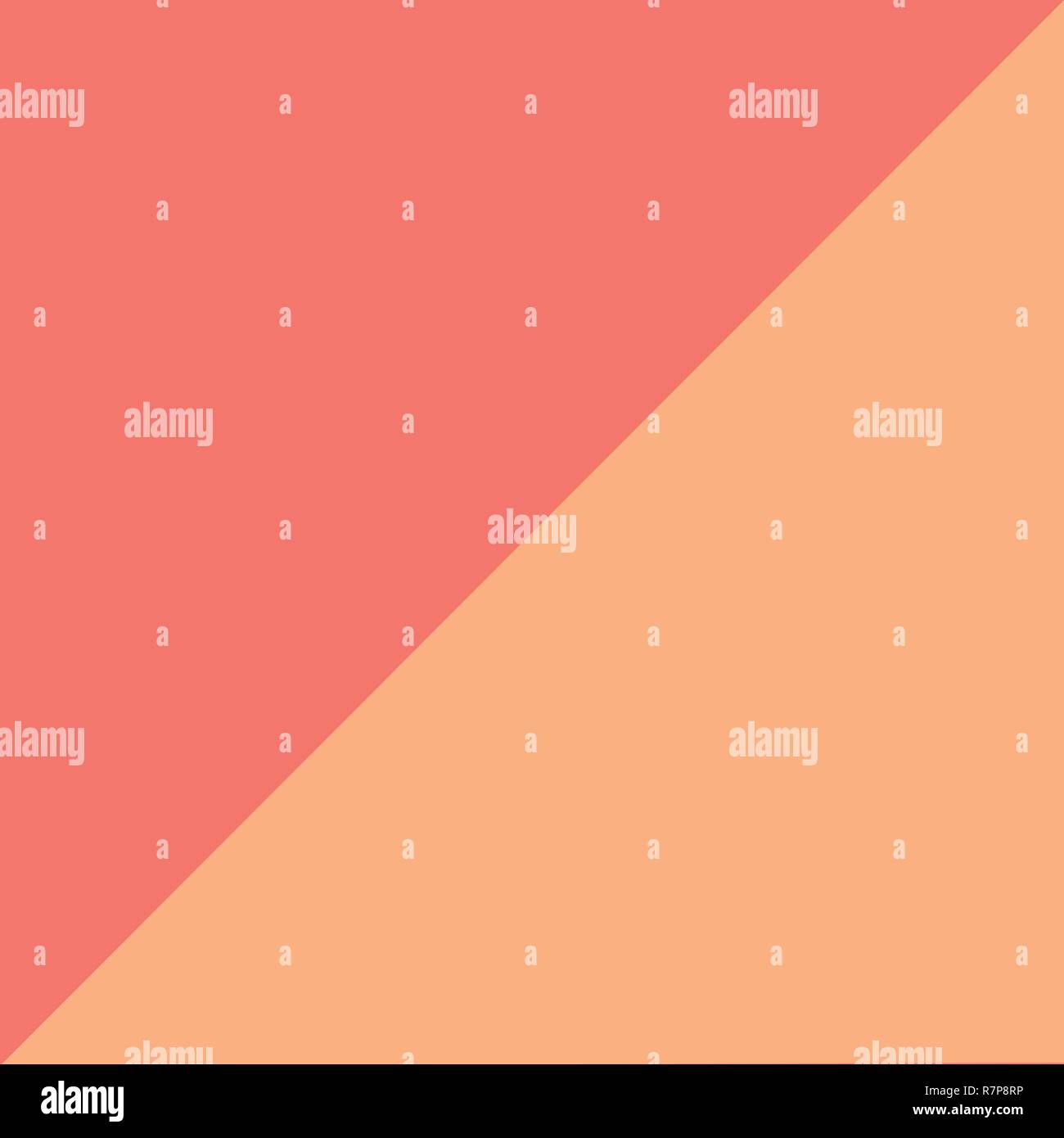 Moderne 2-Vektor Bild mit lebende Koralle Farbe auf einer Seite. Stock Vektor