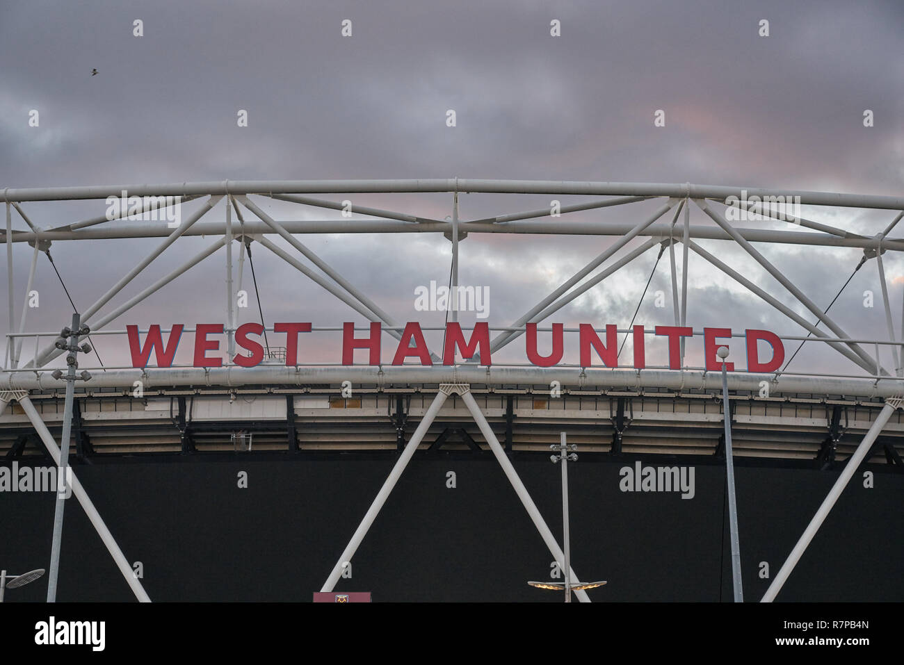 West Ham United London Stadion Stockfoto