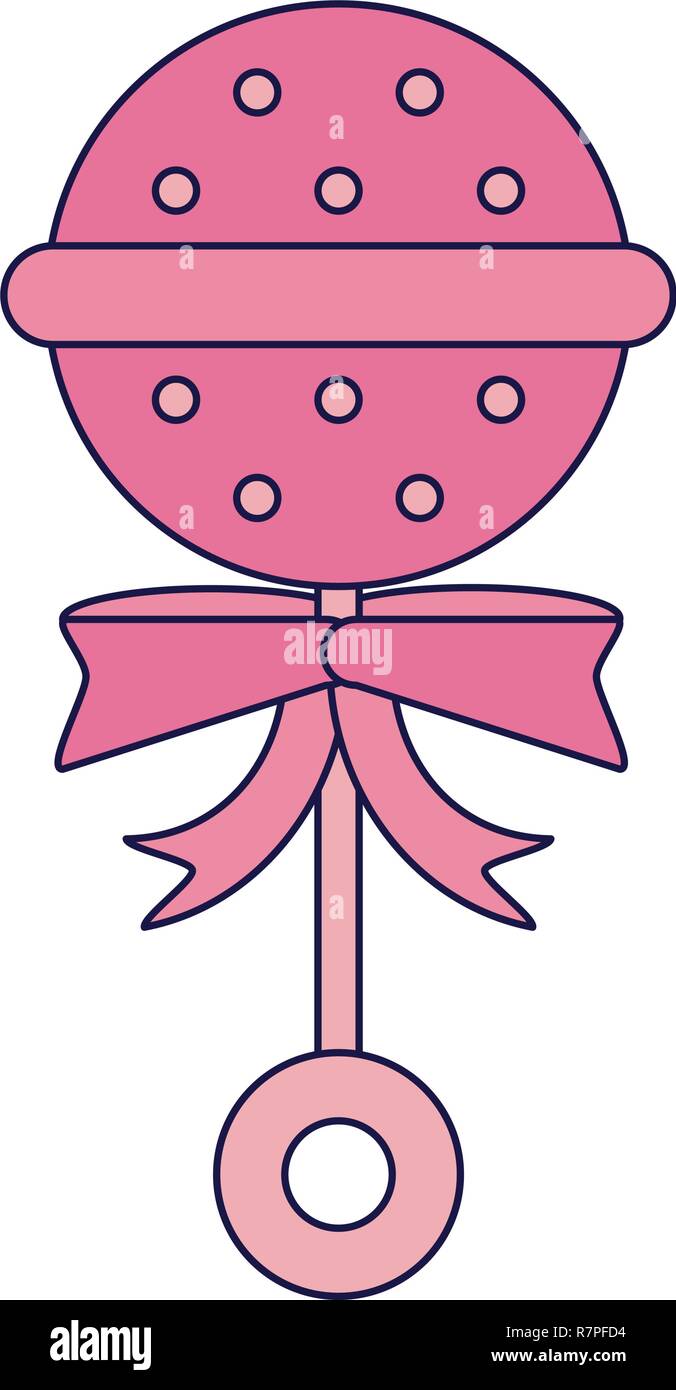 Baby Maraca Isolated Icon Stockfotos Und Bilder Kaufen Alamy