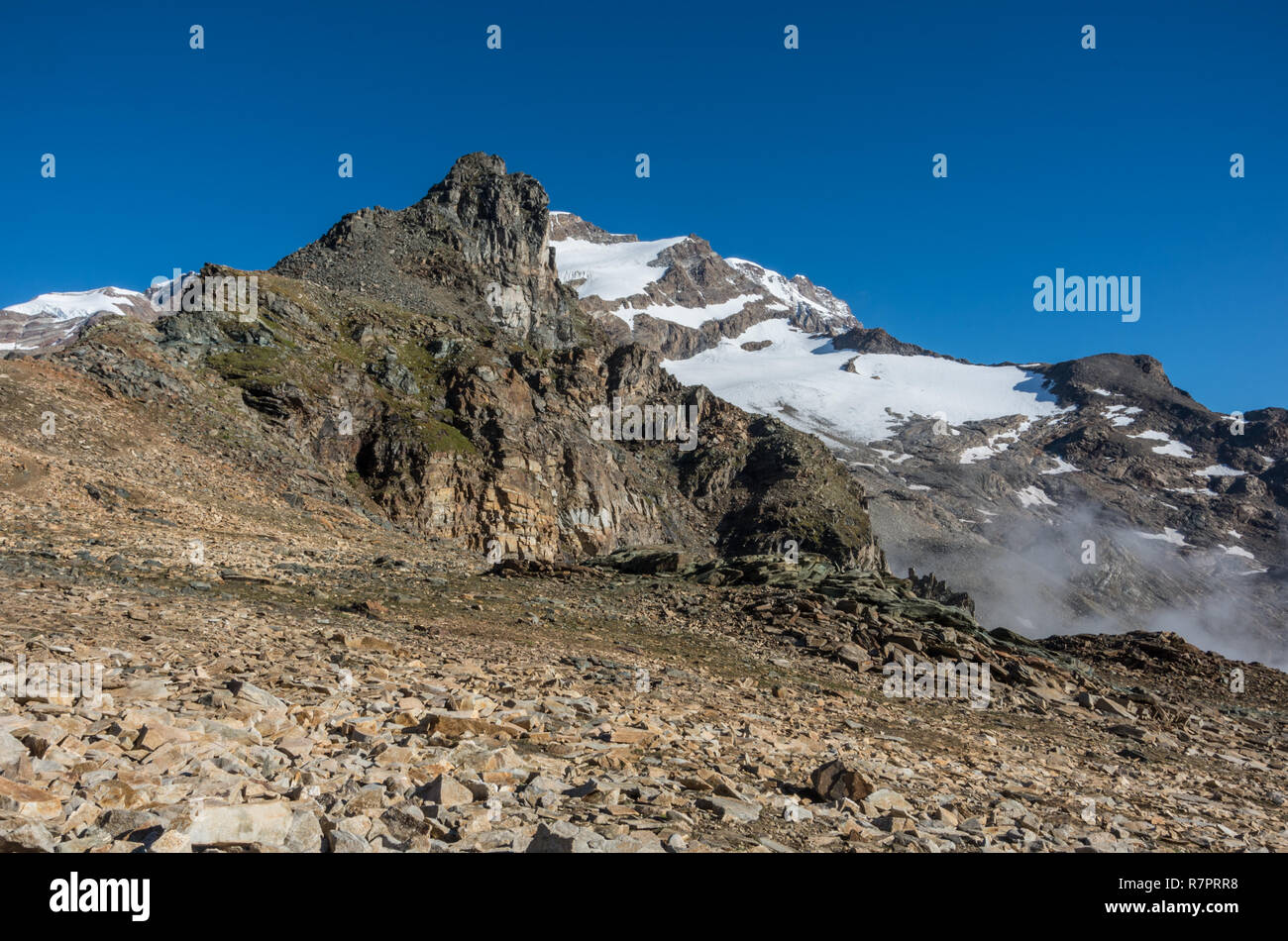 Monte Rosa Pyramide Piramide vincent -Fotos und -Bildmaterial in hoher Auflösung – Alamy
