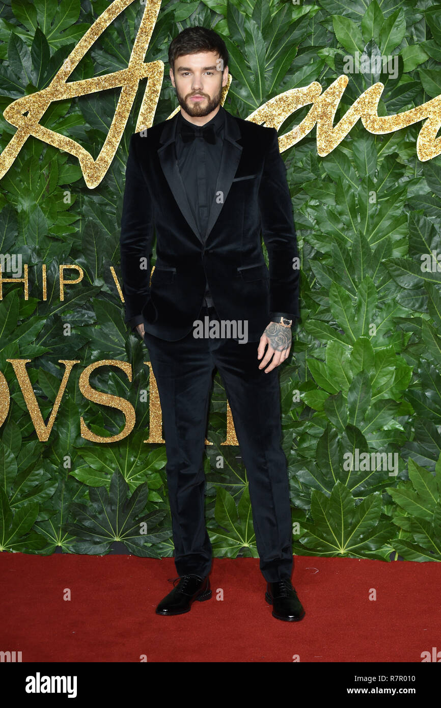 London, Großbritannien. 10. Dez 2018. Liam Payne an der Fashion Awards 2018 in der Royal Albert Hall, London. Bild: Steve Vas/Featureflash Credit: Paul Smith/Alamy leben Nachrichten Stockfoto