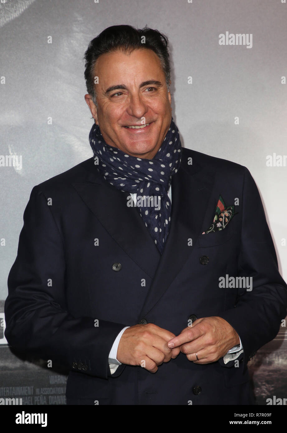 Westwood, CA, USA. 10 Dez, 2018. 10. Dezember 2018 - Westwood, Kalifornien - Andy Garcia. Die Weltpremiere der Mule gehalten am Regency Dorf Theater. Photo Credit: Faye Sadou/AdMedia Credit: Faye Sadou/AdMedia/ZUMA Draht/Alamy leben Nachrichten Stockfoto