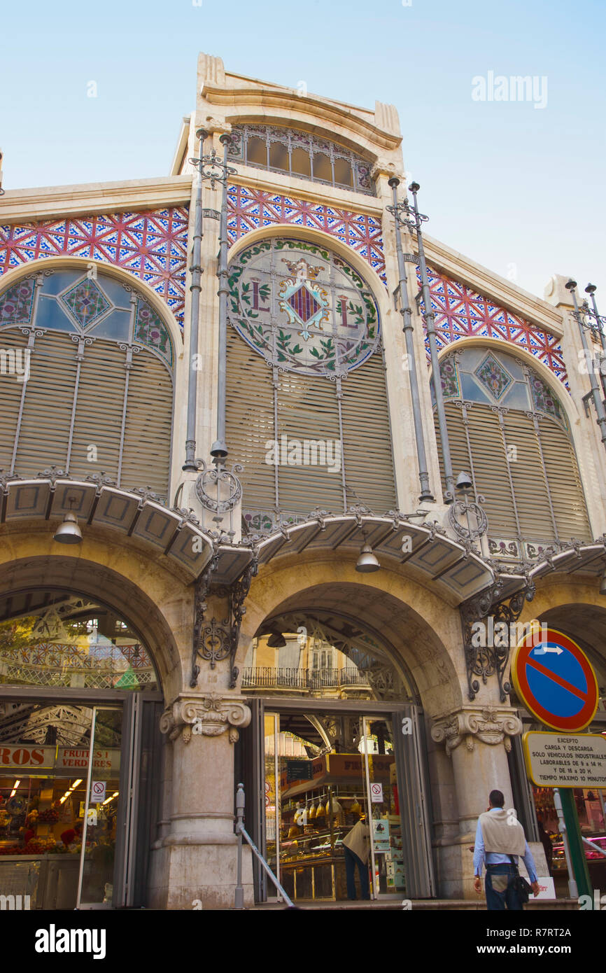 Zentralen Markt. Valencia. Comunidad Valenciana. Spanien Stockfoto