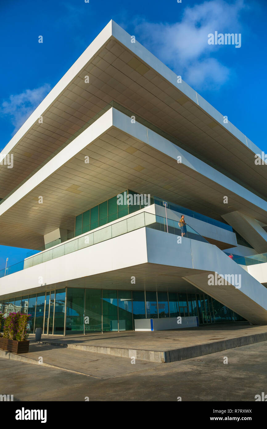 Gebäude Veles e Vents, Architekt David Chipperfield. Port. Poblados maritimos. El Cabanyal. Valencia. Comunidad Valenciana. Spanien. Stockfoto