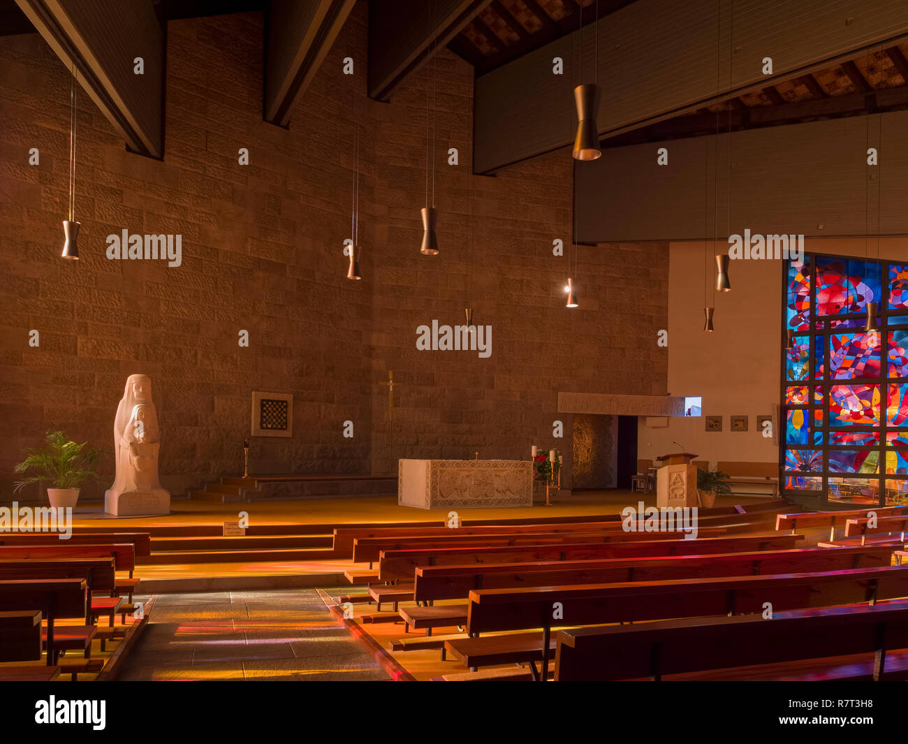 Pfarrkirche St. Joseph, Algund bei Meran, Region Süd Tyrol-Bolzano, Italien, Europa Stockfoto