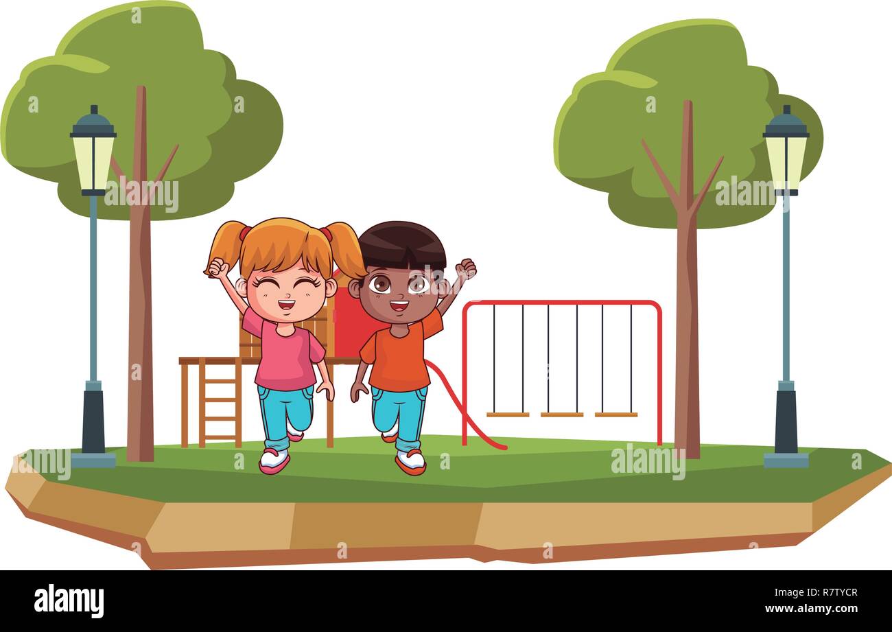 Süße kinder cartoon Stock Vektor