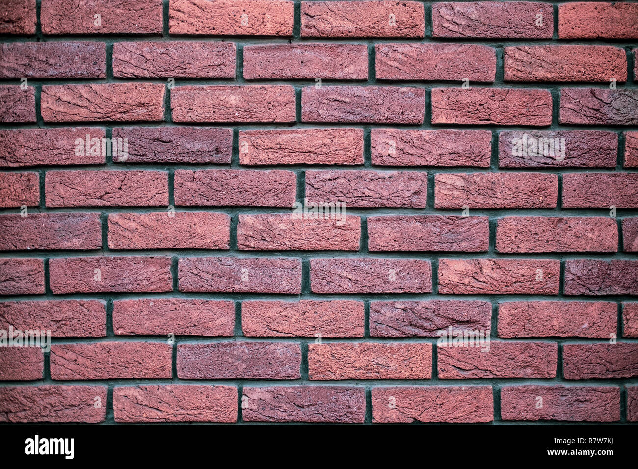 Alte rote Mauerwerk. Ziegel. Bauklötze. Brick House. Brick Wall. Stockfoto