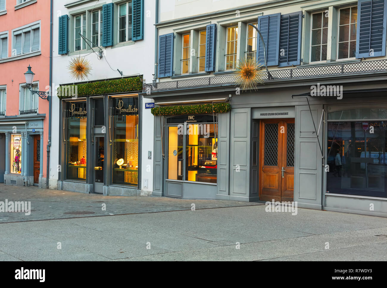 Zurich Switzerland Christmas Stockfotos und -bilder Kaufen - Alamy