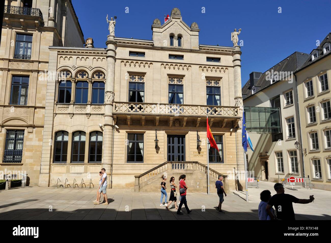 Luxemburg, Luxemburg Stadt, Hotel der Abgeordnetenkammer Stockfoto