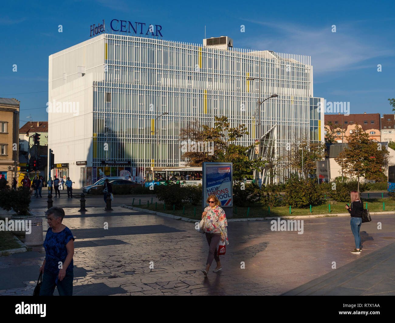 Hotel Centar in Novi Sad, Vojvodina, Serbien, Europa Stockfoto