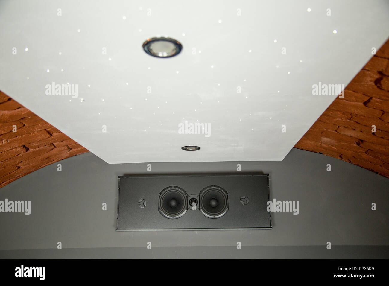 Center-lautsprecher LRC Stockfoto