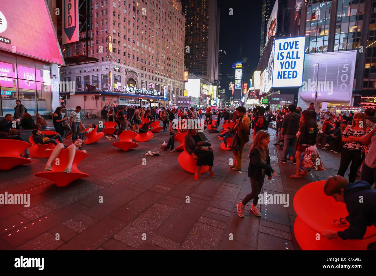 Vereinigte Staaten, New York, Manhattan, Midtown, Times Square Stockfoto