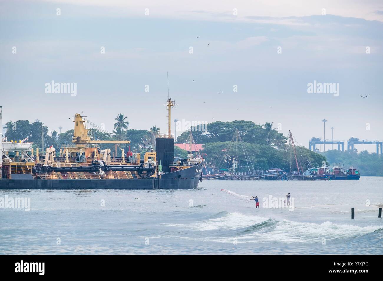 Inde, Bundesstaat Kerala, Kochi (Cochin), Fort Kochi (Cochin) Bezirk Stockfoto