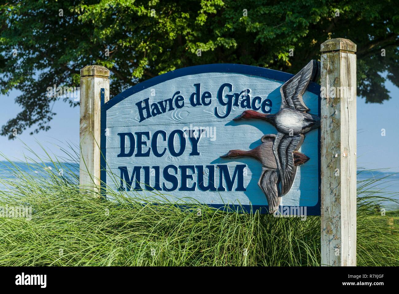 Usa, Maryland, Havre de Grace, Havre de Grace Decoy Museum, außen Stockfoto