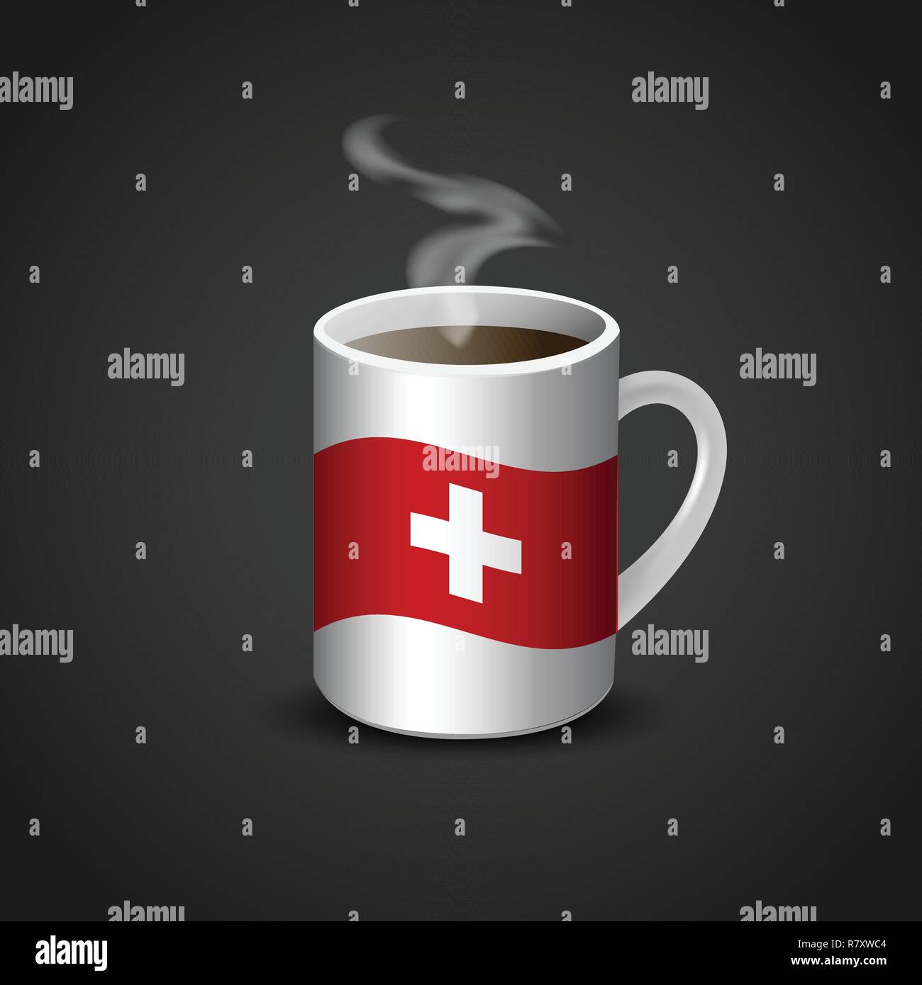 Switzerland Coffee Stock-Vektorgrafiken kaufen - Alamy