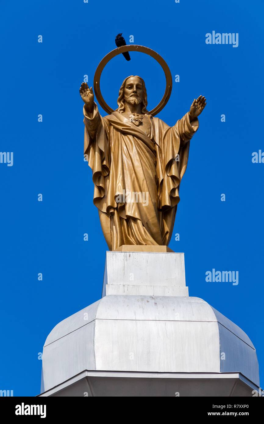 Kanada, in der Provinz Quebec, Montreal, religiöse Erbe, das Heiligtum des Heiligen Herzens und Saint Padre-Pio in Pointe-aux-zittert, die physischen Orte des Lebens Christi Stockfoto