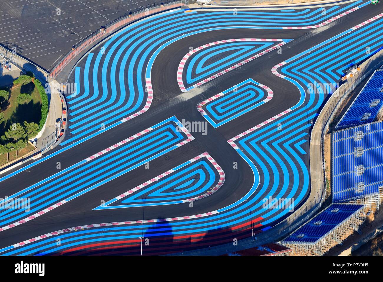 Frankreich Var Le Castellet Rennstrecke Paul Ricard Luftbild Stockfotografie Alamy