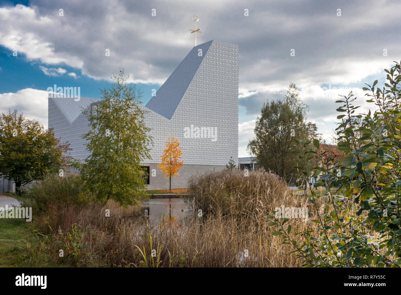 Poing Kirche Stockfoto