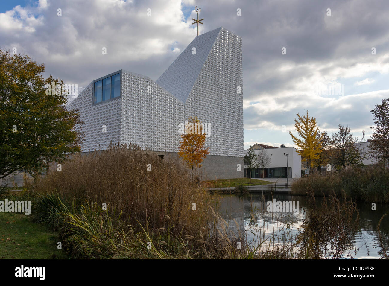 Poing Kirche Stockfoto