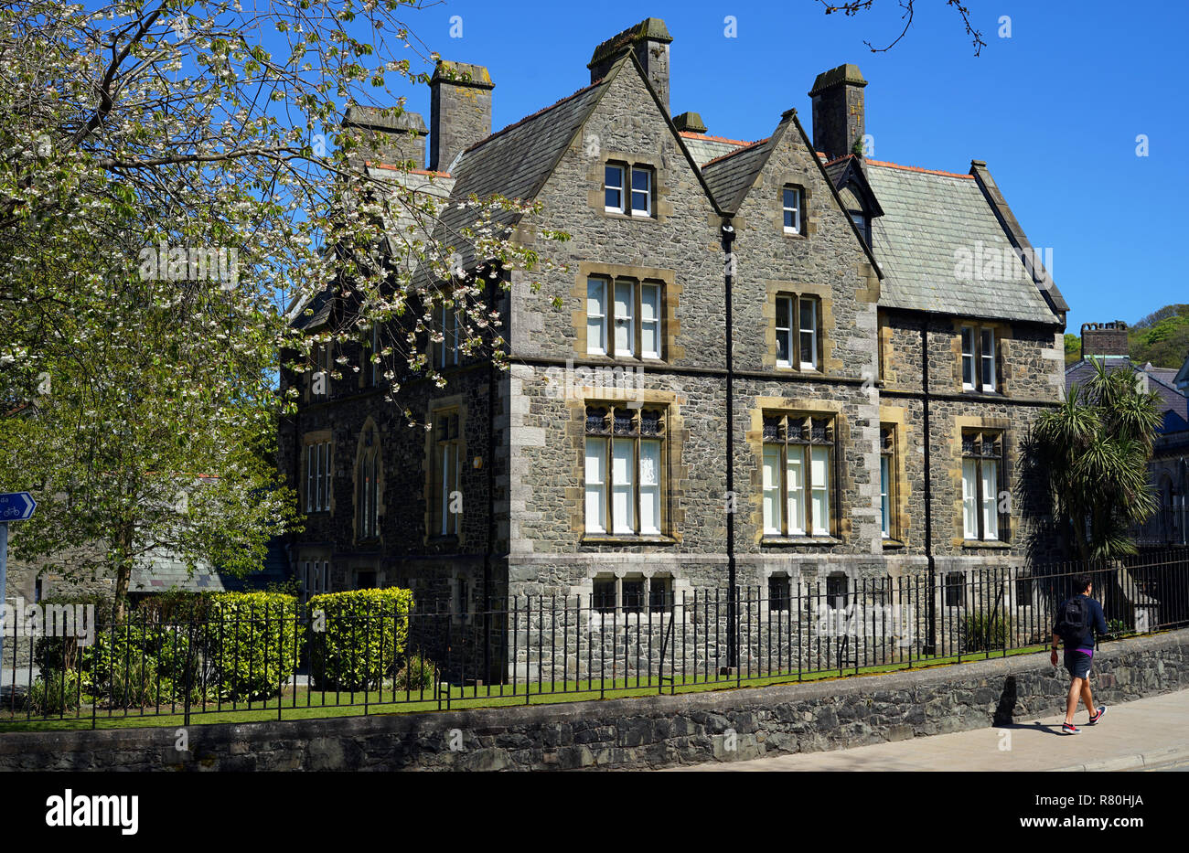 Bangor unabhängige Schule, Bangor, Gwynedd. Bild im Mai 2018 übernommen. Stockfoto