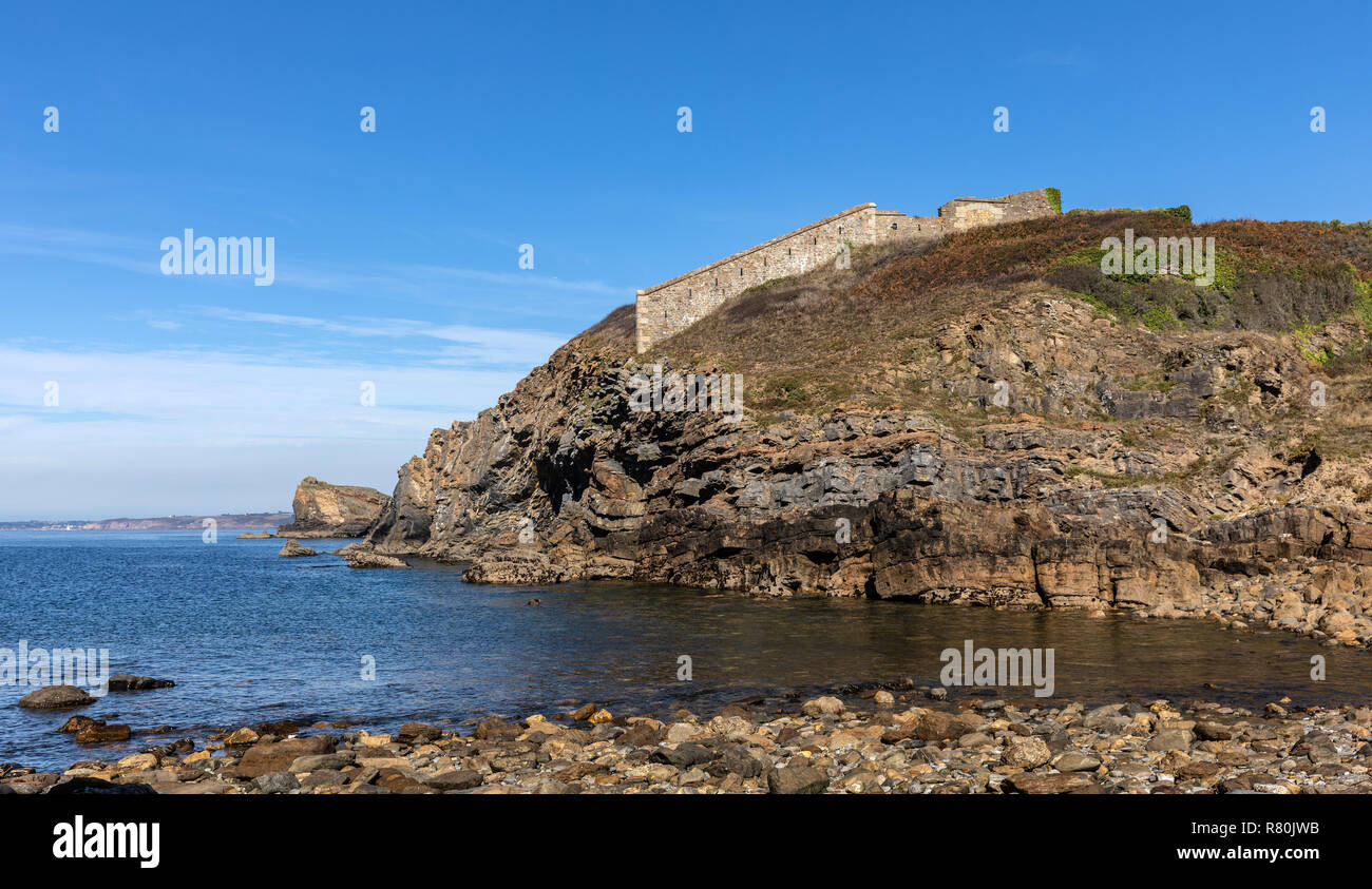 Fort de La Fraternité in Brest (Finistère, Frankreich) Stockfoto