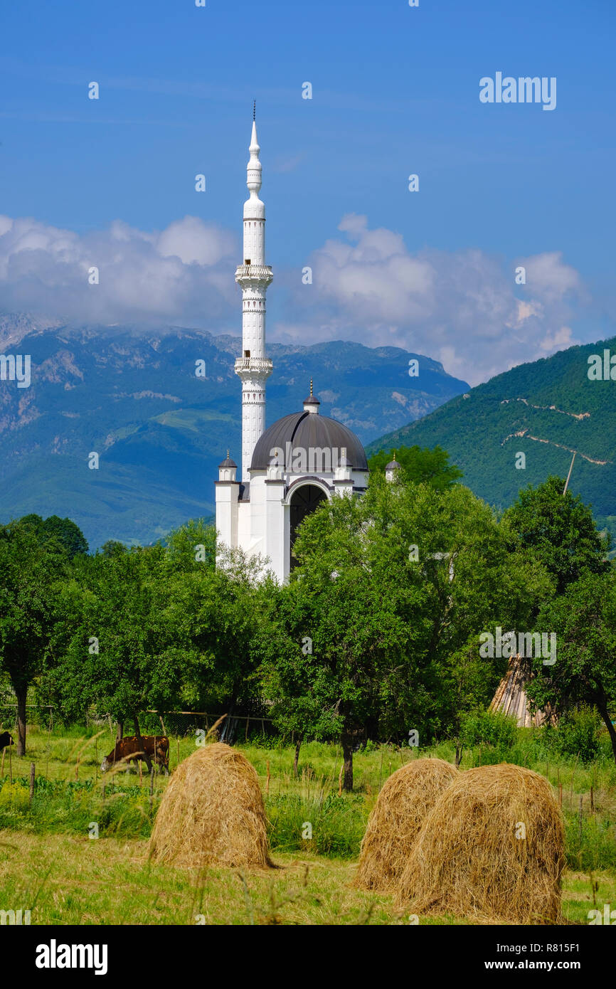 Sehidska Moschee in Vojno Selo, in der Nähe von Plav, Montenegro Stockfoto