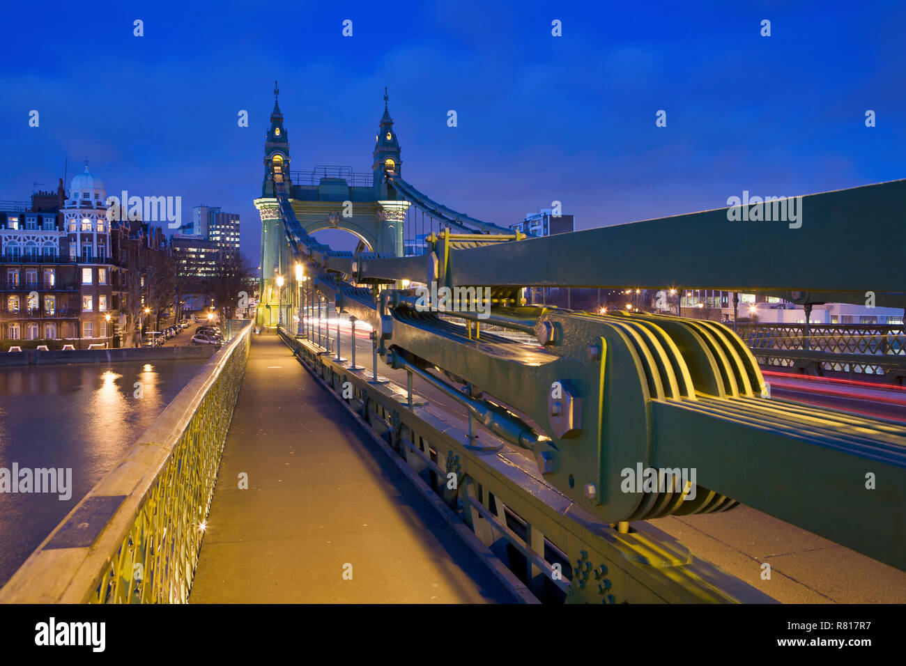 Hammersmith Bridge, London Stockfoto