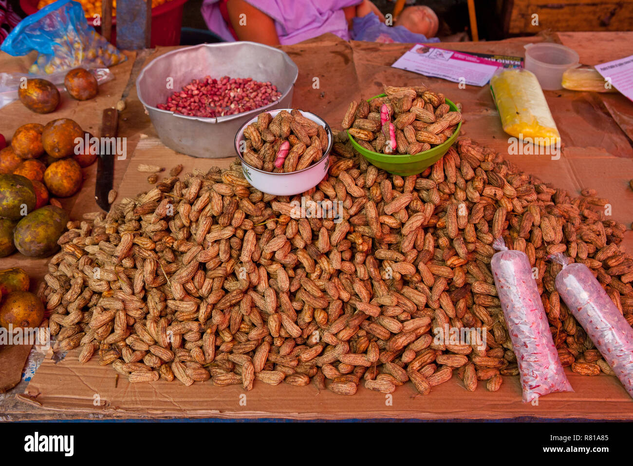 Belen im freien Markt in Iquitos, Peru Stockfoto