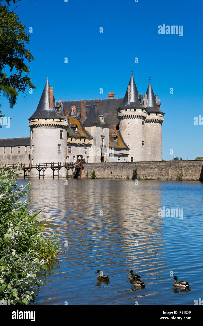 Château de Sully-sur-Loire, Loire Tal, Frankreich Stockfoto