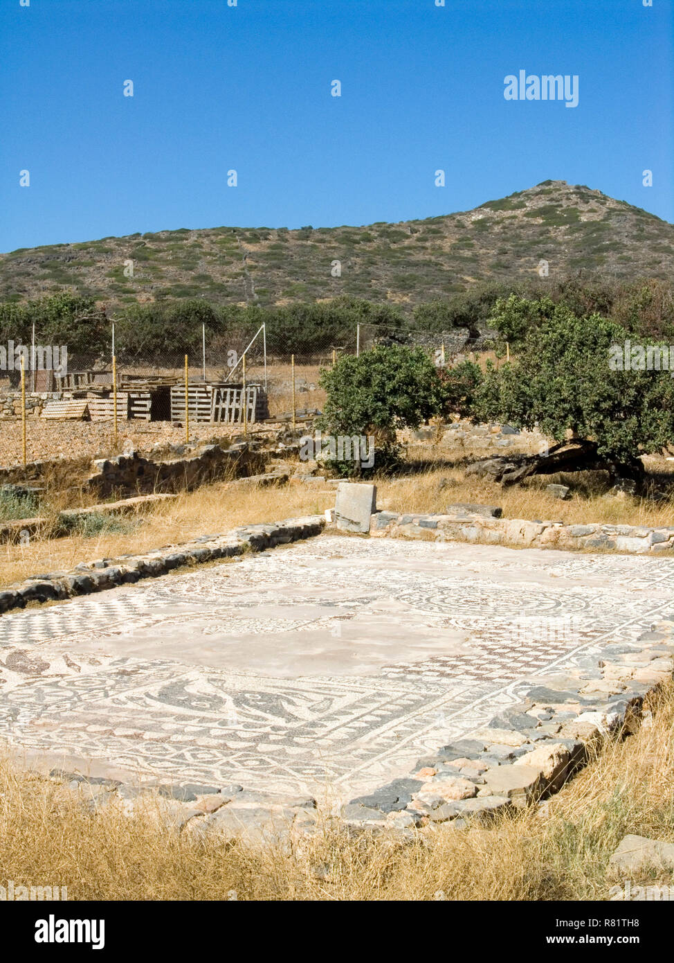 Frühchristlichen Basilika, Kreta Stockfoto