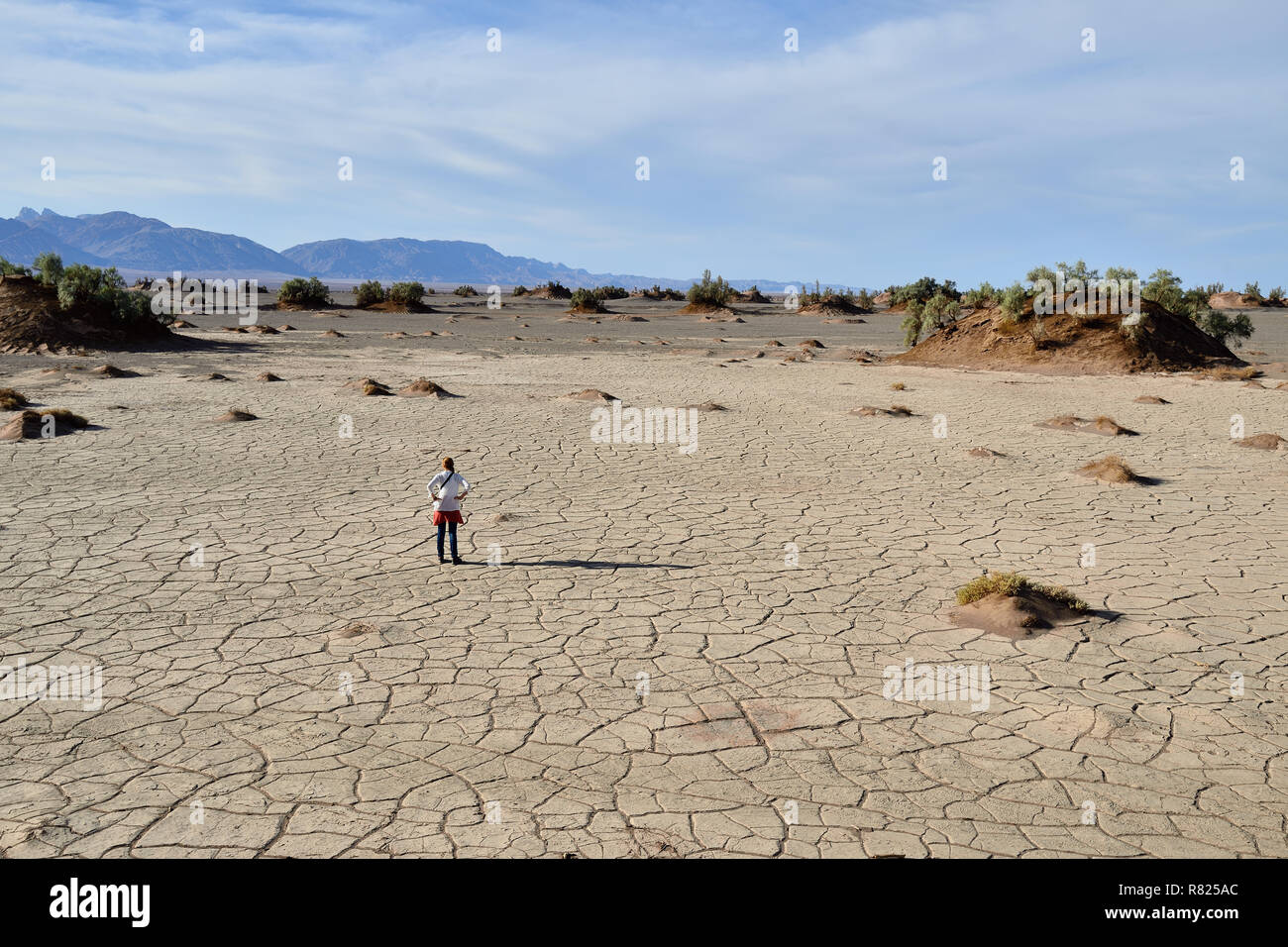 Iran, Lut-Wüste Dasht-e Lut, die heißesten und trockensten Orte auf dem Planeten, suchen Sie in der Nähe von Kerman Stockfoto