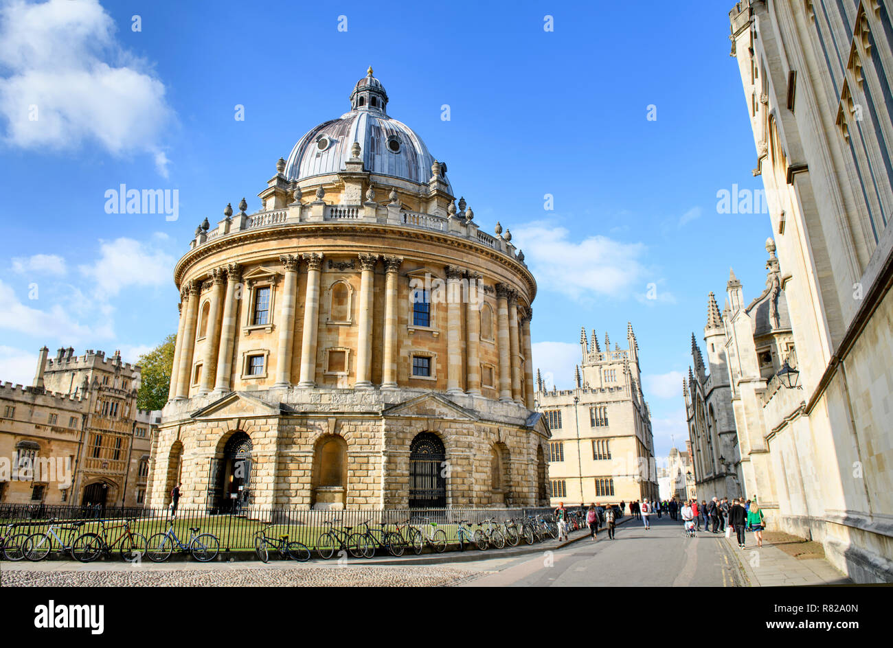 Die Radcliffe Camera, Lesesaal der Bodleian Library an der Universität Oxford, Großbritannien Stockfoto