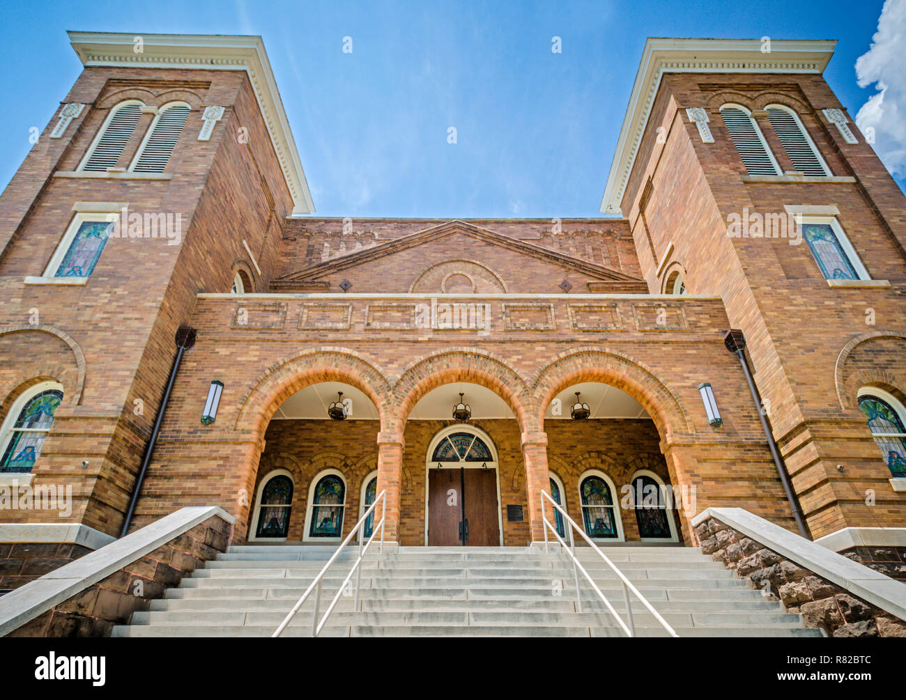 Von Birmingham 16 St. Baptist Church wird dargestellt, 12. Juli 2015 in Birmingham, Alabama. Stockfoto