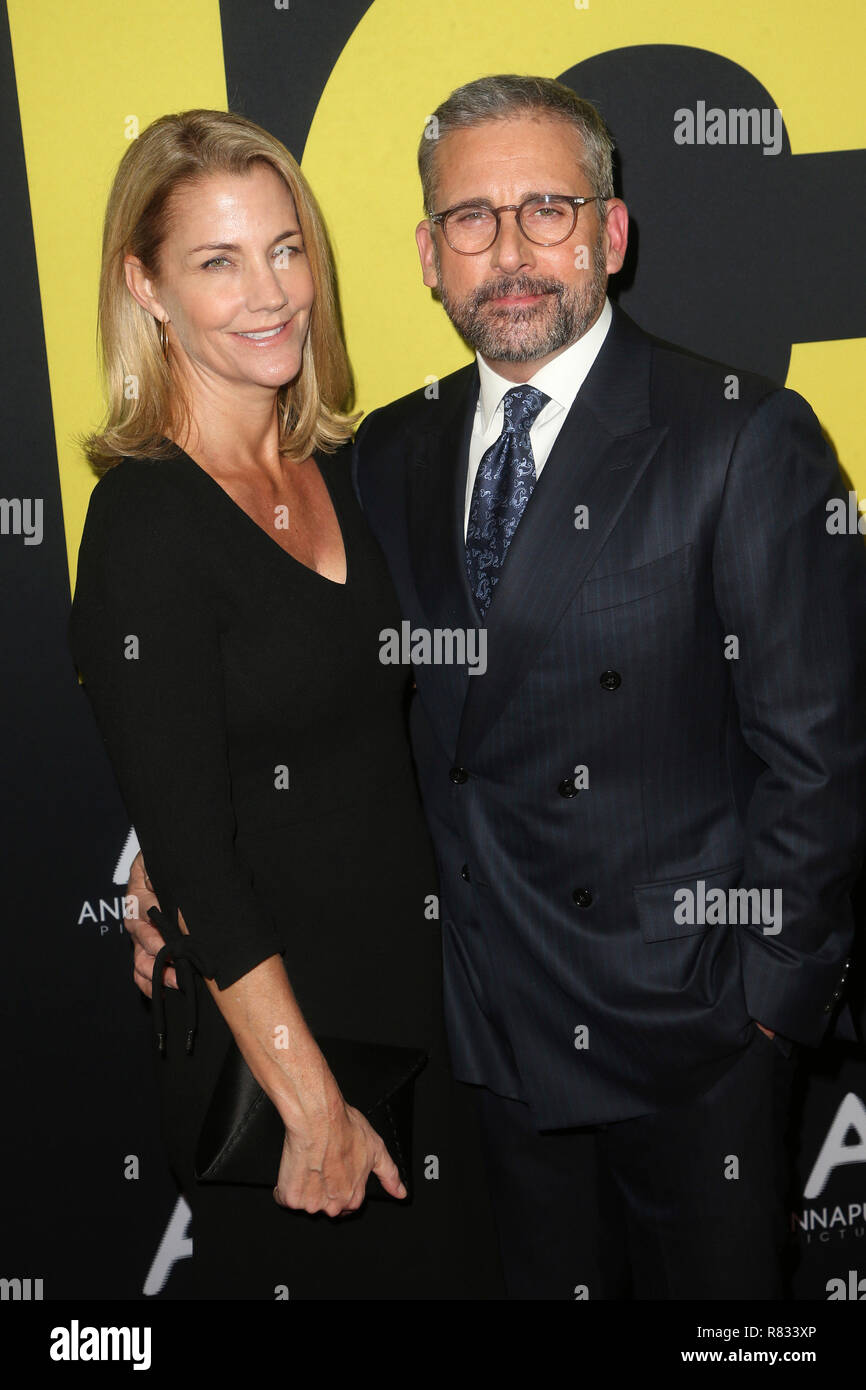 Nancy Carell Und Ihr Mann Steve Carell Die Teilnahme An Der Vice Weltpremiere Auf Dem Samuel Goldwyn Theater Am 11 Dezember 2018 In Beverly Hills Kalifornien Stockfotografie Alamy