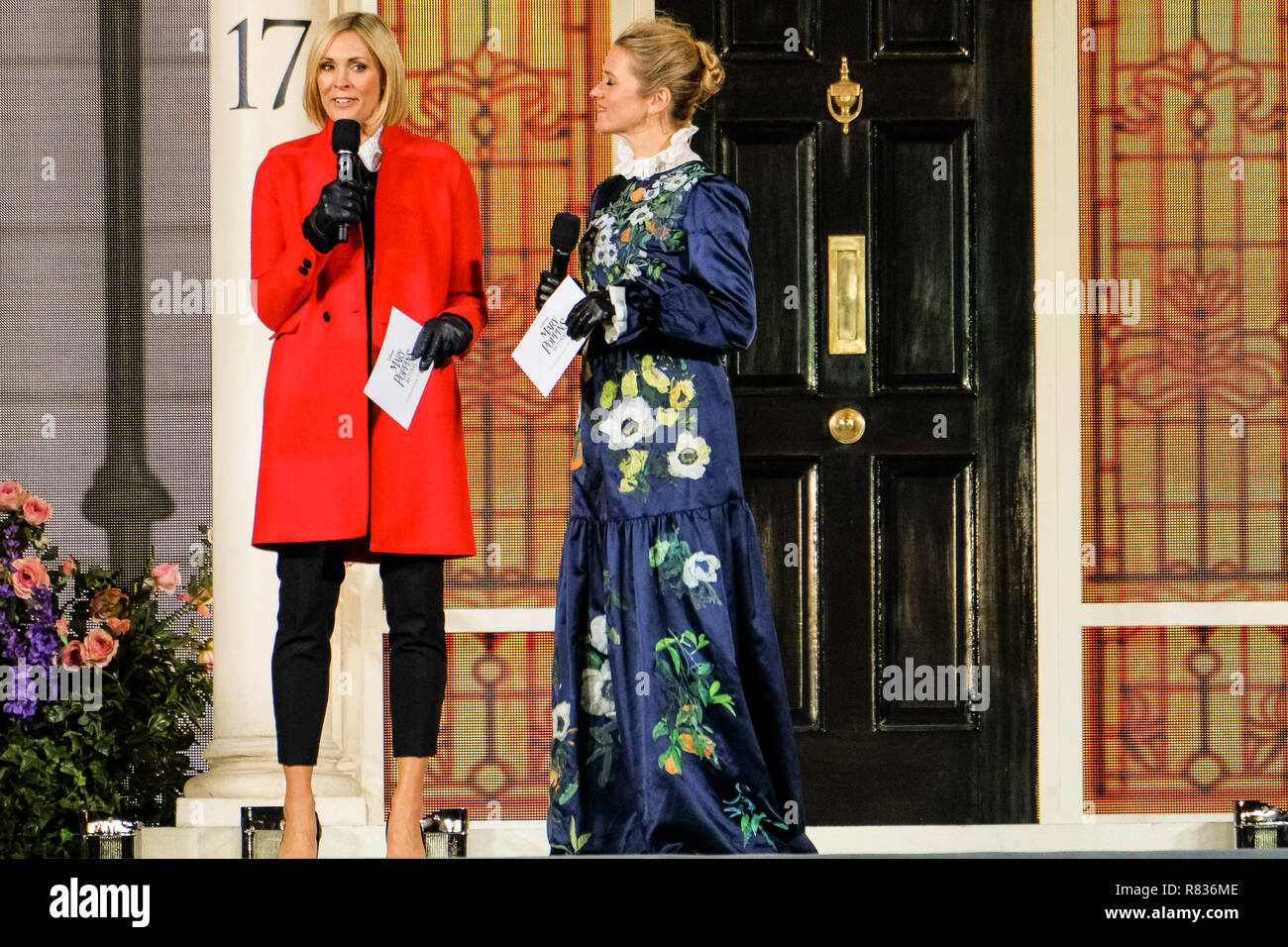 London, Großbritannien. 12. Dezember, 2018. Jenni Falconer und Edith Bowman bei der Europäischen Premier von Mary Poppins kehrt am Mittwoch, den 12. Dezember 2018 gehalten in der Royal Albert Hall, London. Im Bild: Edith Bowman. Credit: Julie Edwards/Alamy leben Nachrichten Stockfoto