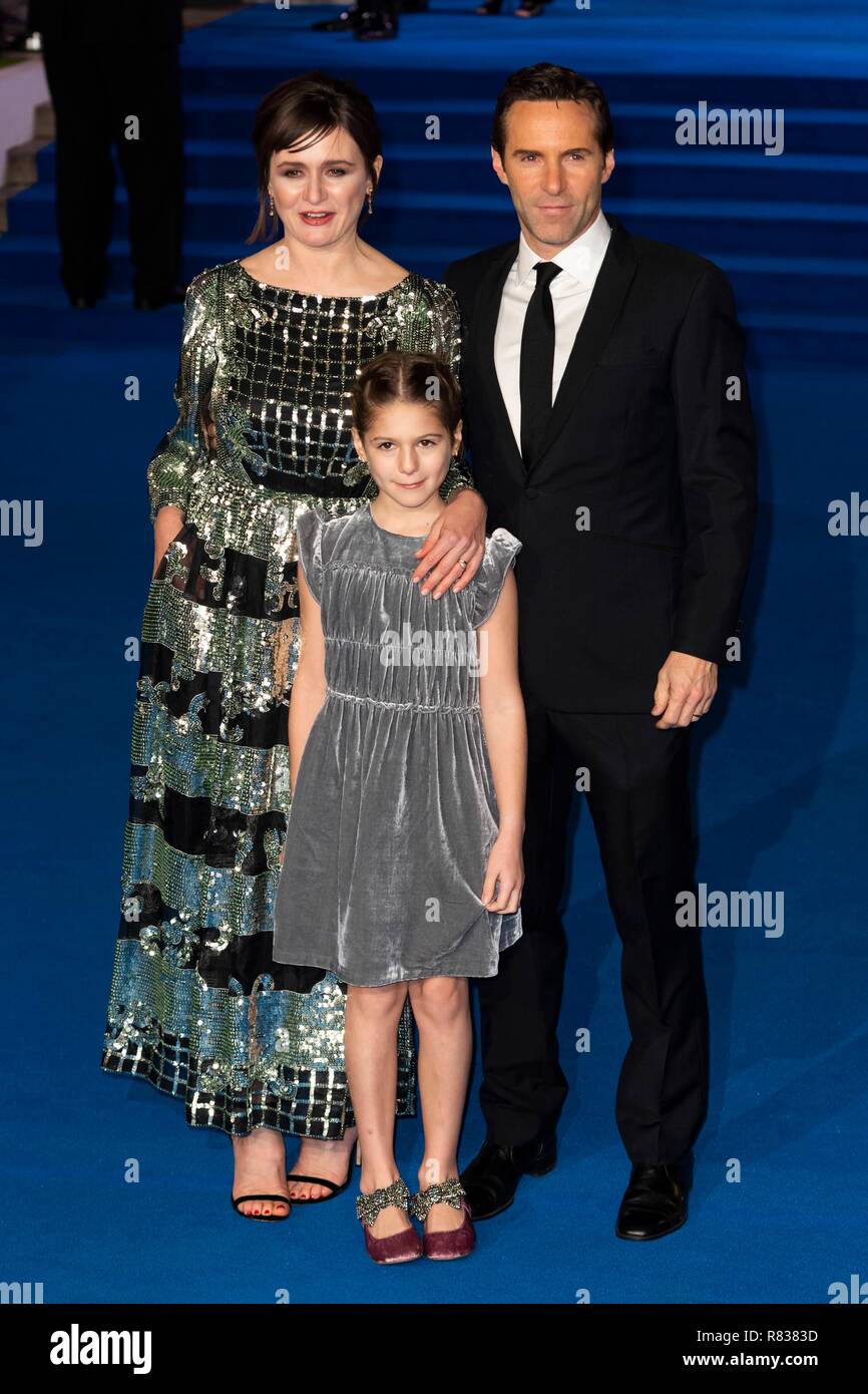 London, Großbritannien. 12. Dezember 2018. Emily Mortimer besucht MARY POPPINS ZURÜCK Europäische Premiere in der Royal Albert Hall. London, Großbritannien. 12/12/2018 | Verwendung der weltweiten Kredit: dpa Picture alliance/Alamy leben Nachrichten Stockfoto