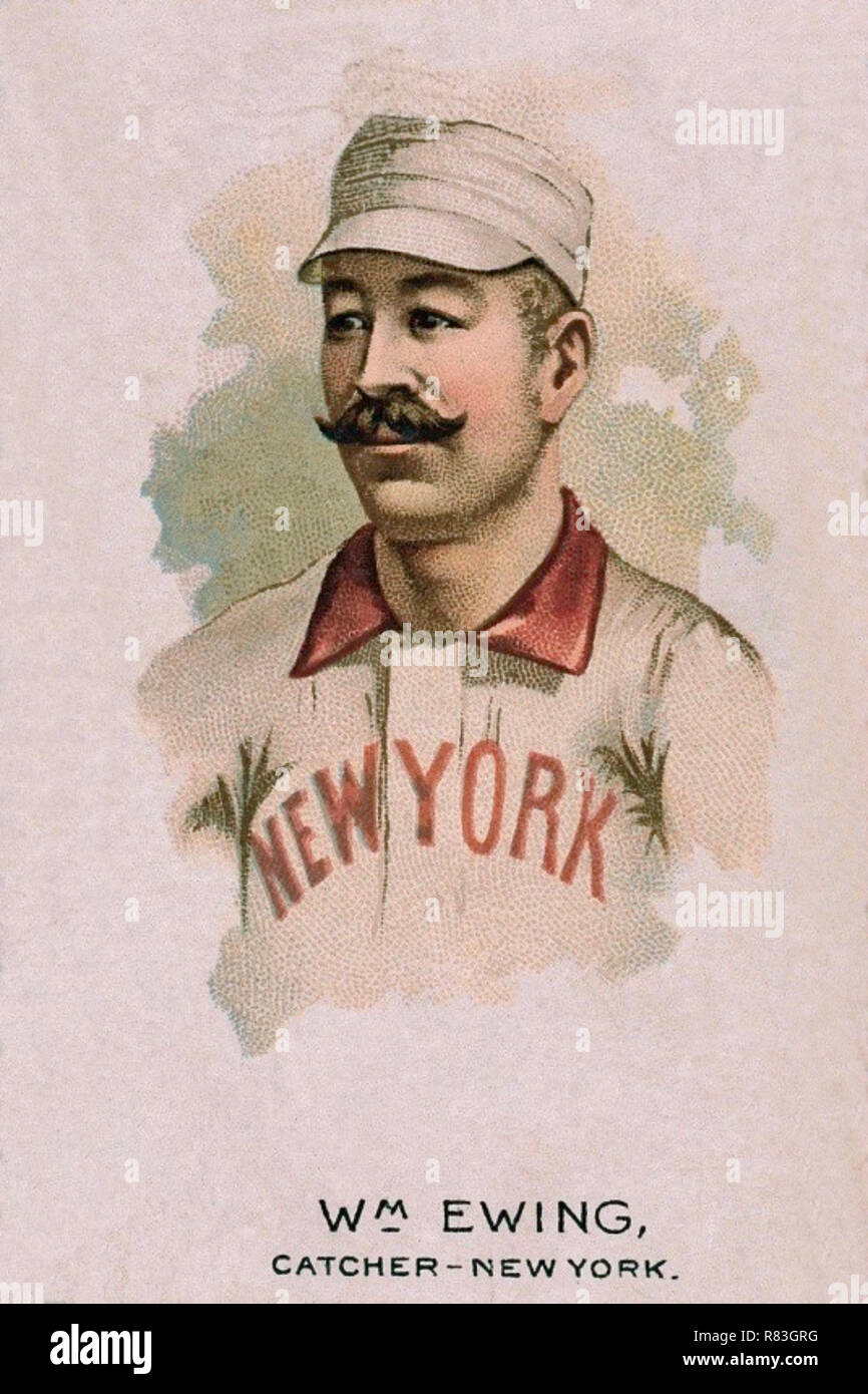 William "Buck" Ewing, New York Giants, Allen&Ginter's World Champions 1888. Stockfoto