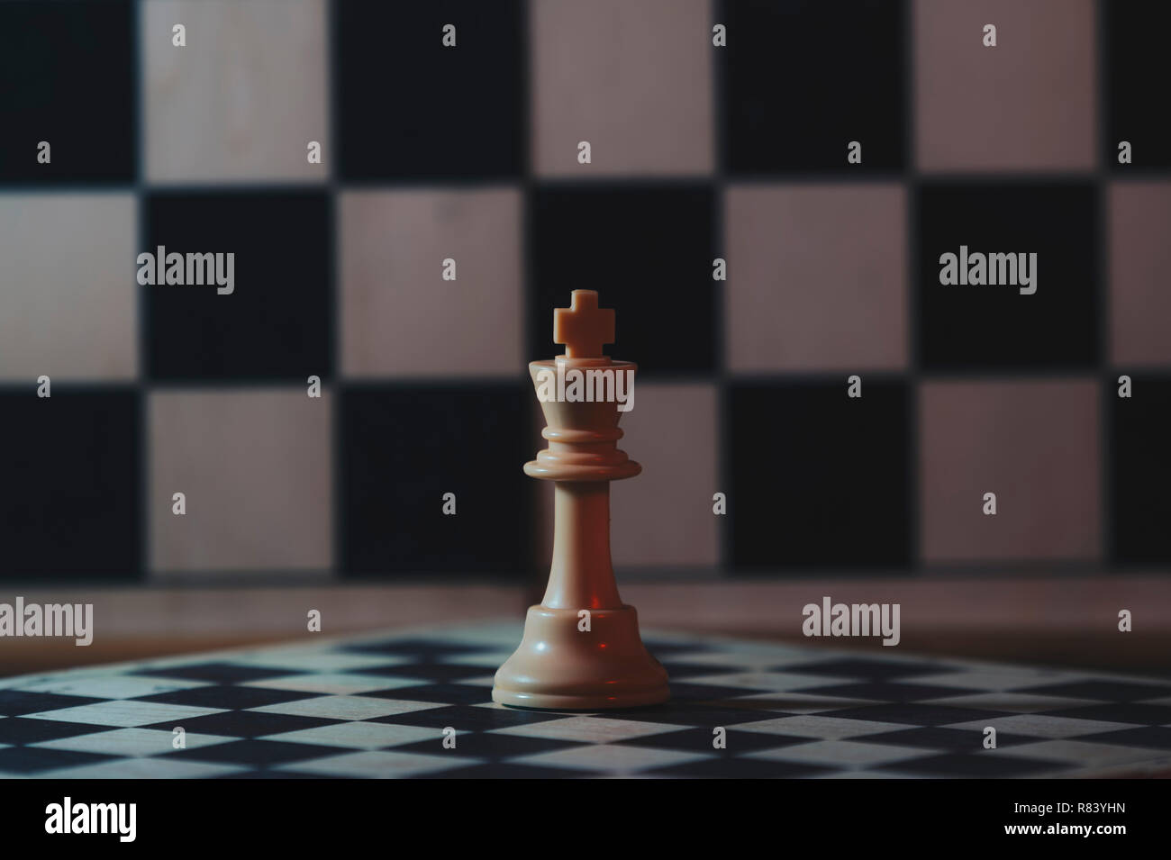 Schach ist ein Strategie und Intelligenz brettspiel Stockfoto