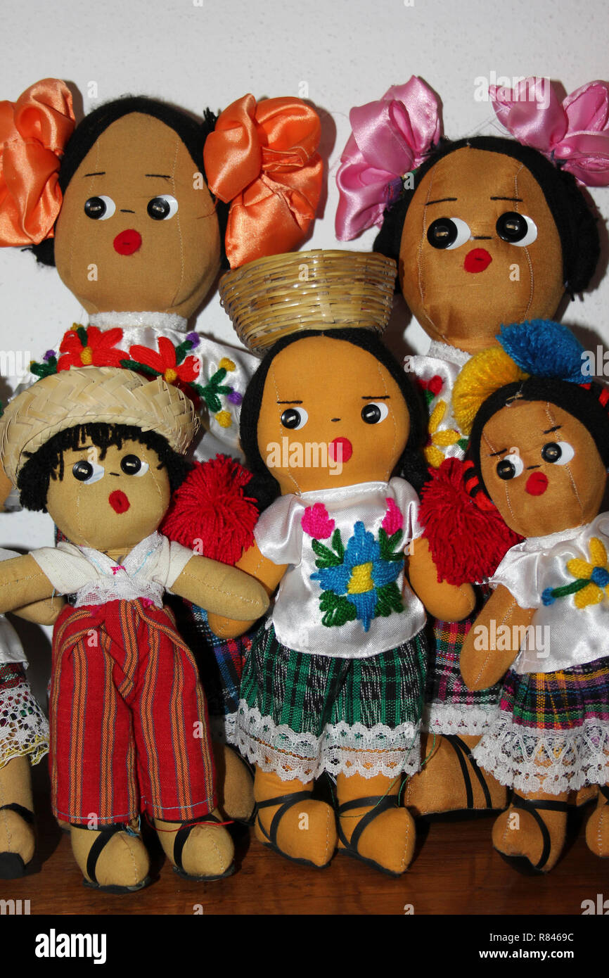 Guatemala-Puppen Stockfoto