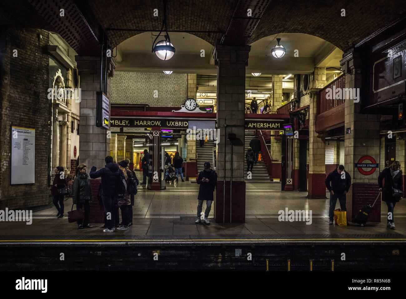 Baker Street Station Stockfoto