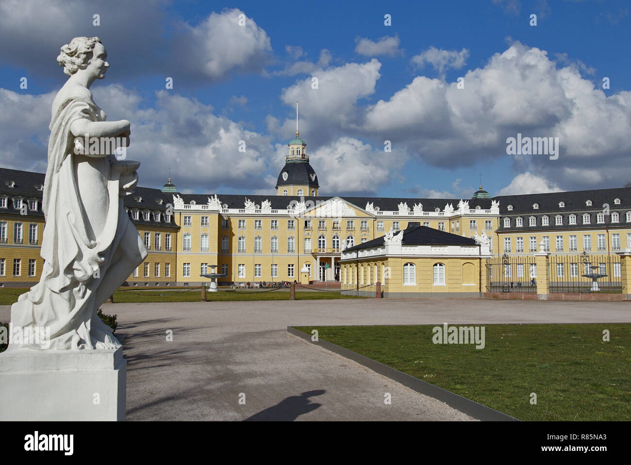 Schloss in Karlsruhe, Deutschland Stockfoto