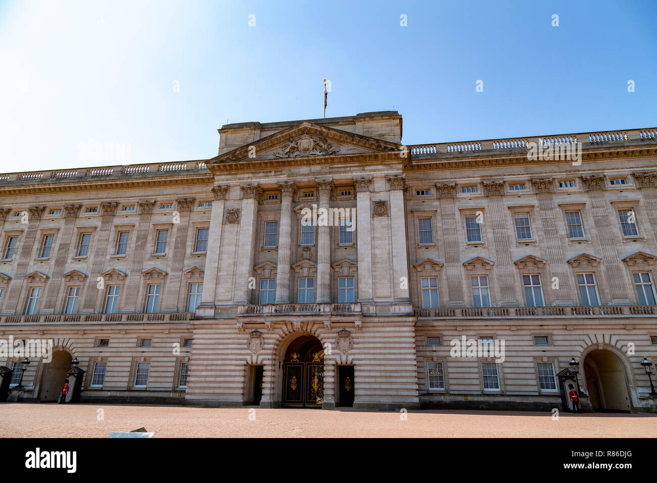 Buckingham Palast in London Stockfoto