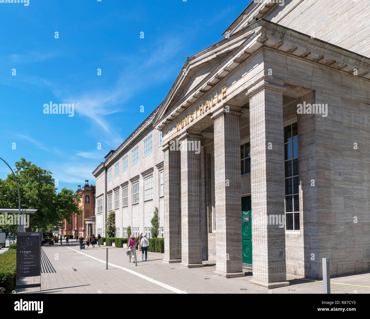 Kunsthalle Hamburg (Hamburger Kunsthalle), Art Museum in Hamburg, Deutschland Stockfoto