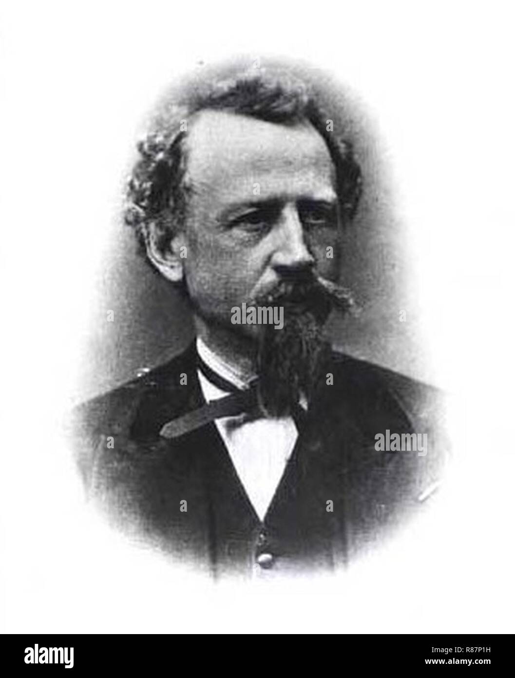 Carl Frederik Grove 1822-1883. Stockfoto