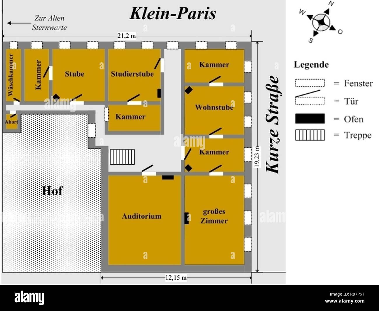 Carl Friedrich Gauß 011. Stockfoto