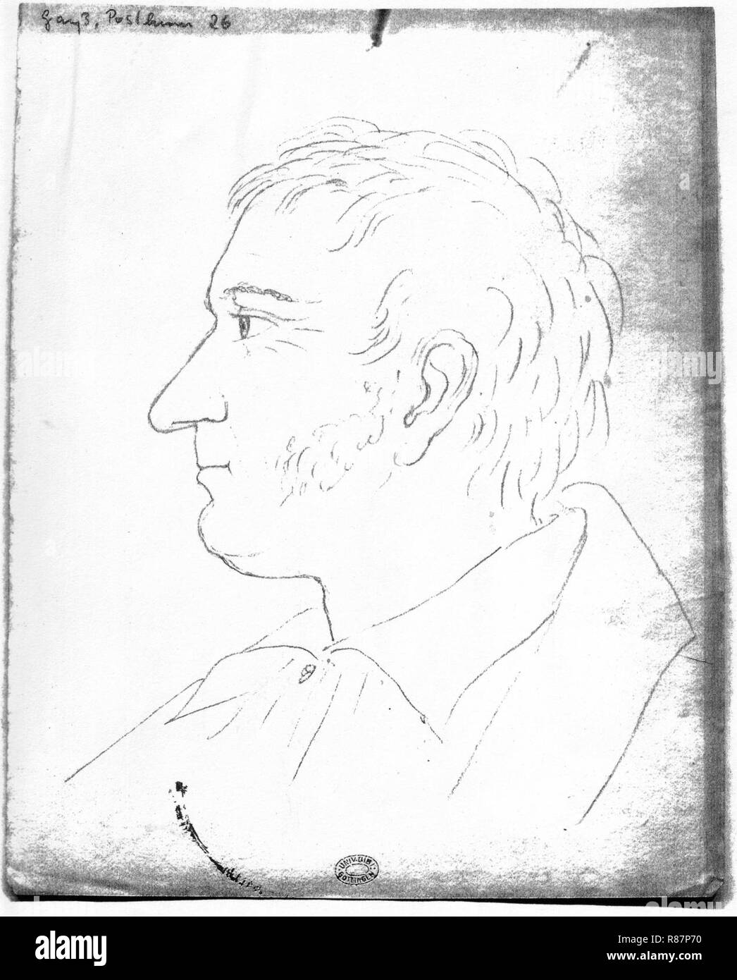 Carl Friedrich Gauß, 001. Stockfoto