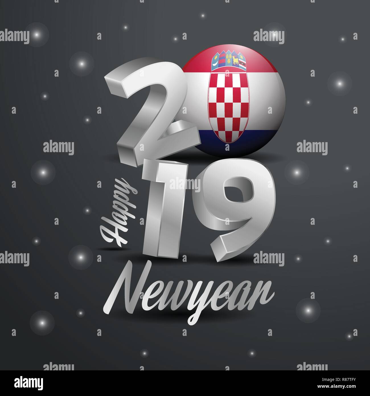 Kroatien tapete Stock-Vektorgrafiken kaufen - Alamy